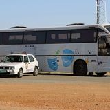 Ein Polizeiauto im Golf-Format.