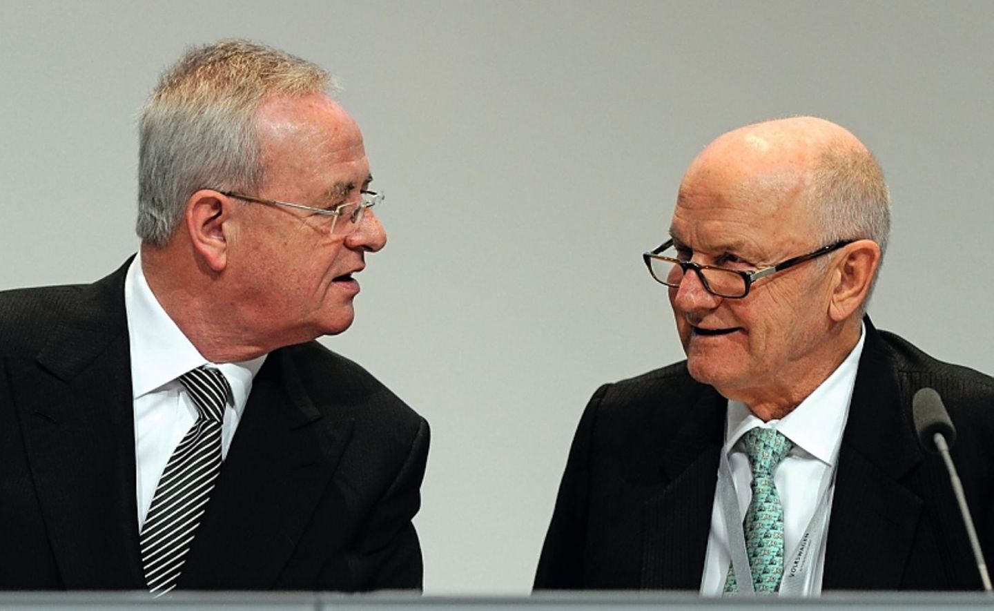 Martin Winterkorn (links) und Ferdinand Piëch - zum Schluss entzweite sich das Duo