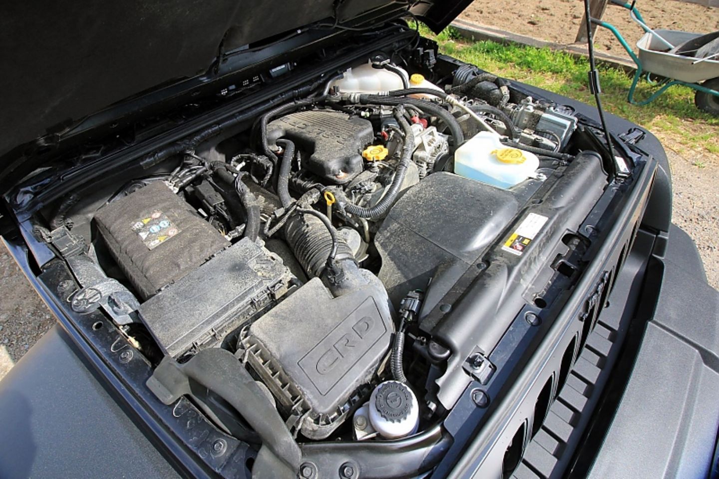 Der 2,8 Liter große Dieselmotor.