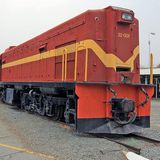 Die erste Diesellok Namibias von 1959.