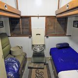 Ein Zugabteil vergangener Tage.