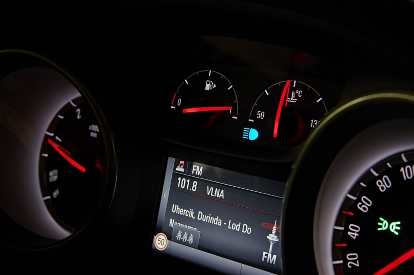 Opel Astra - die Instrumente wirken betagt
