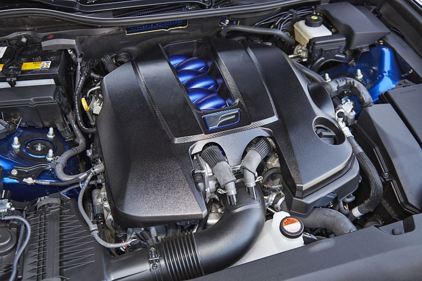 5,0 Liter Hubraum hat der V8-Benzinmotor des Lexus GS F.