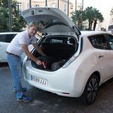 Der Kofferraum fasst 370 Liter Gepäck.