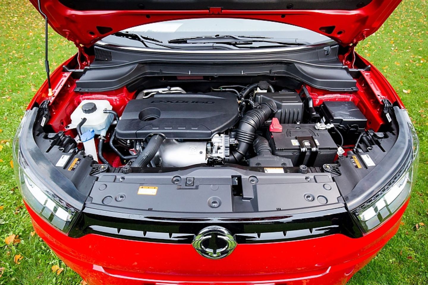 Der 1,6 Liter große Dieselmotor des SsangYong Tivoli.