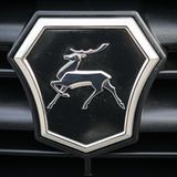 Das Logo des russischen Autoherstellers GAZ
