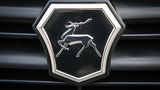 Das Logo des russischen Autoherstellers GAZ