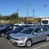 Volkswagen Händler im Silicon Valley Herbst 2015 - die Lager sind voll und der Verkauf läuft gut