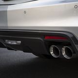 Der Heck-Diffusor hilft beim Abtrieb...