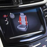 Die Wangenbreite der Sitze lässt sich verstellen