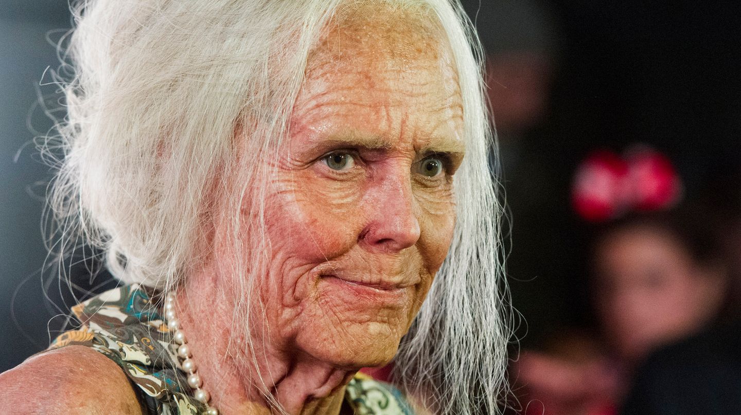 Heidi Klum als alte Frau