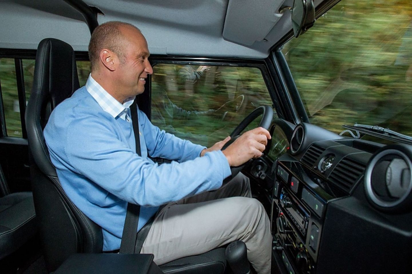 Der Big-Foot-Defender lässt sich entspannt fahren