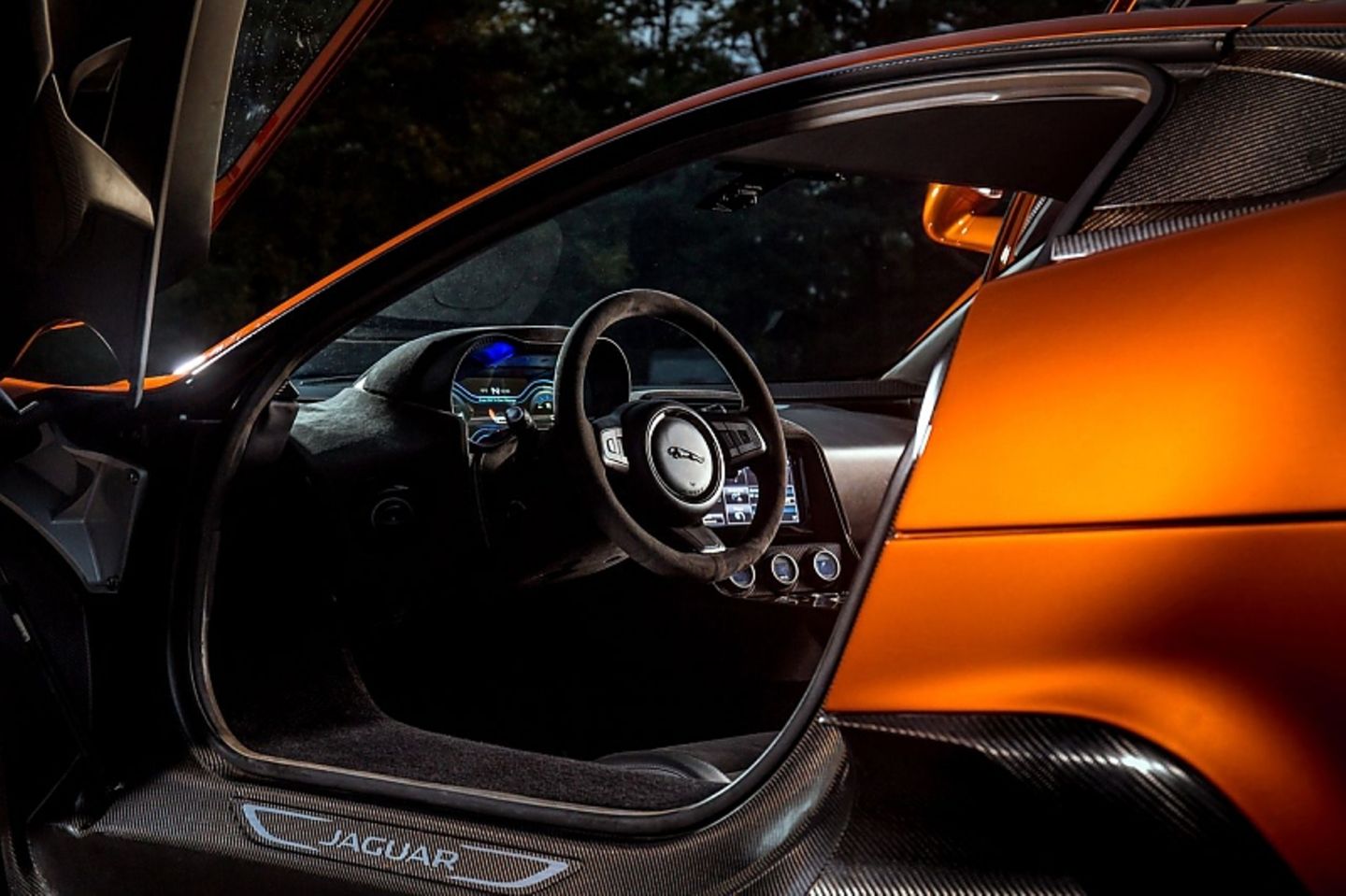 Das Interieur des James-Bond-Jaguar-C-X75