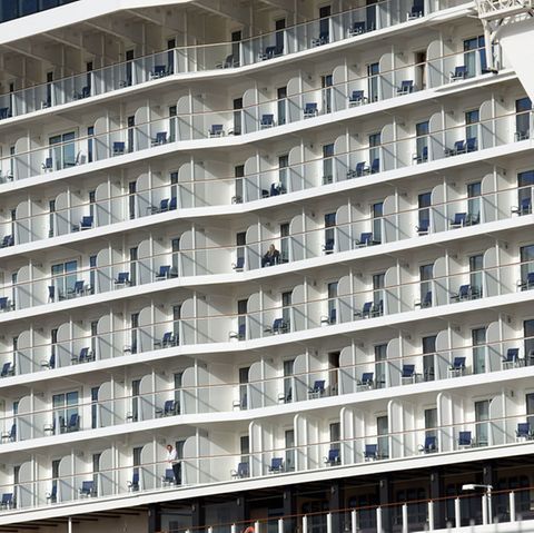 Balkonkabinen der  "Norwegian Escape"