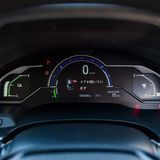 Blick auf die Instrumententafel