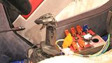 Per Joystick wird im aufrechten Zustand gelenkt.