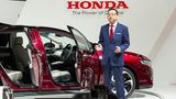 Honda-Chef Takahiro Hachigo stellte den FCV Clarity auf der Tokyo Motoeshow