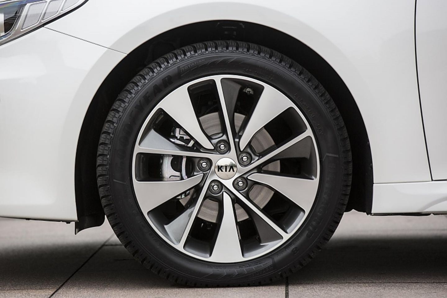 Kia Optima 2016 - blasses Felgendesign