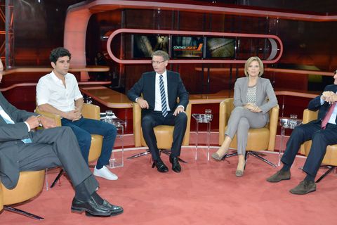 Günther Jauch sprach mit seinen Gästen zum Thema Flüchtlingskrise
