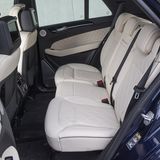 Mercedes GLE 400 4matic - die Kopfstützen können im Fond nicht überzeugen