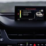 Audi Q7 e-tron 3.0 TDI quattro - hier wird das Hybridprogramm angezeigt
