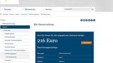 Hier die Kfz-Steuer für einen 132 Gramm CO2 pro Kilometer emittierenden Diesel mit 1,5 Litern Hubraum.