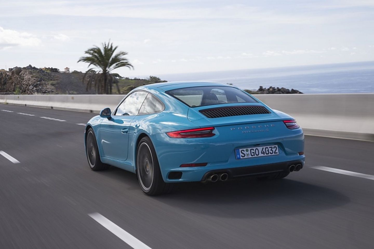 Der Porsche 911 Carrera S hat mitlenkende Hinterräder