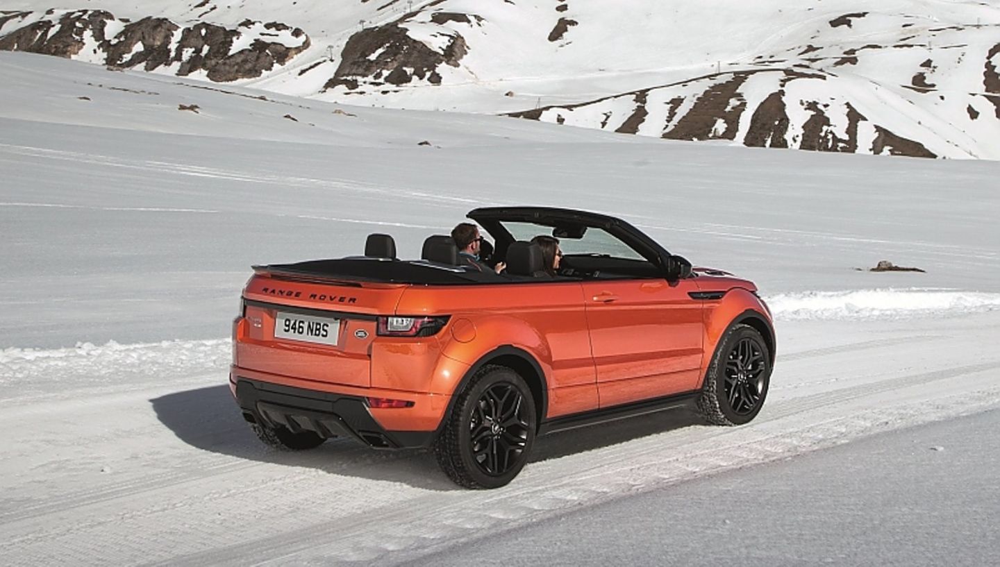 Range Rover Evoque Cabrio - ist nur mit Allradantrieb zu bekommen