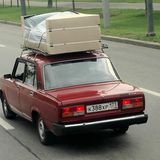 Autofahren in Russland: Was drauf geht, geht drauf