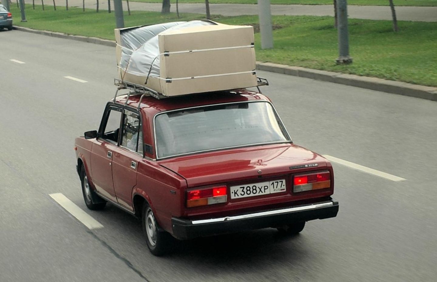 Autofahren in Russland: Was drauf geht, geht drauf