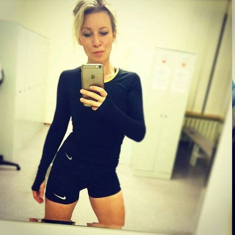 Maria Zakharova hat einen Hang zu sexy Selfies