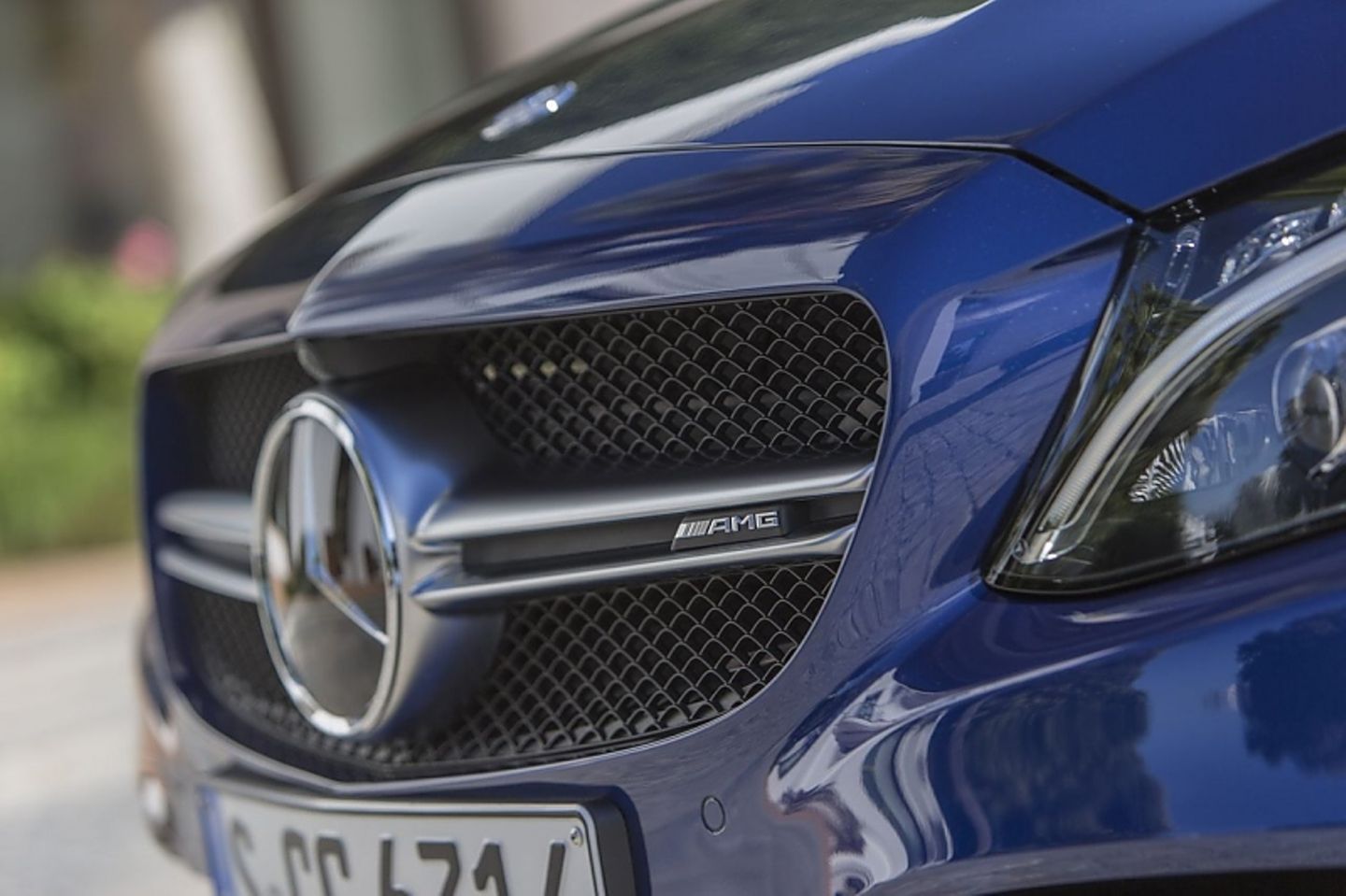 Die Front des Mercedes AMG C 63 S Coupé