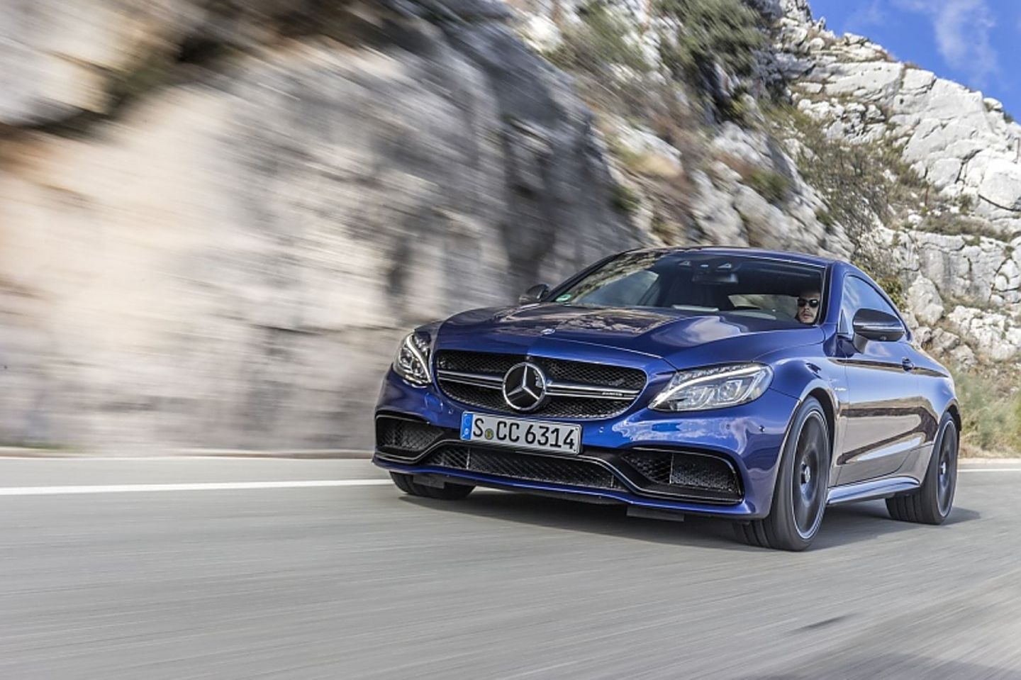 Das Mercedes AMG C 63 S Coupé hat keinen Allradantrieb