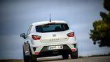 Am Heck weist nur ein schwarzer Diffusor darauf hin, dass man einen Seat Ibiza Cupra vor sich hat