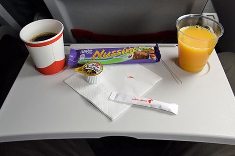 Austrian, Economy Class: Flug Hamburg - Wien