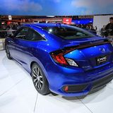 Das Heck des Honda Civic Coupe.