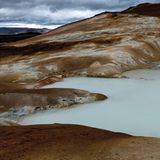 Schwefelsee im Norden Islands