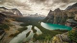 See- und Berglandschaft