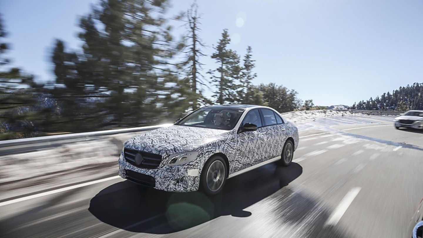 Mercedes E-Klasse 2015 Erprobung - das Leistungsspektrum reicht von 150 bis 600 PS