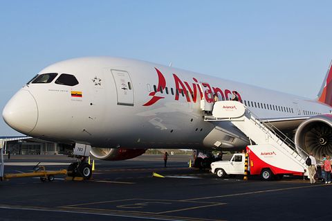 Der Dreamliner von Avianca
