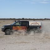 Die Kalahari-Wüste ist unbarmherzig