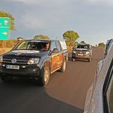 Die Kalahari Wüste liegt nördlich von Südafrika