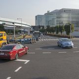 Kreuzungsassistent Toyota ITS in Tokio