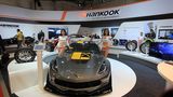 Beim Reifenhersteller Hankook gibt es viel zu sehen.