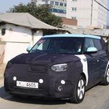 Kia Soul EV 2014 auf den Straßen von Seoul