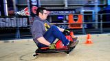 Der Drift-Hebel ist das Besondere an dem Cart.