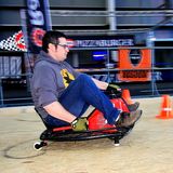 Der Drift-Hebel ist das Besondere an dem Cart.