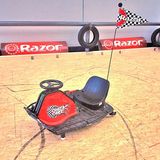 Das Razor Crazy Cart wiegt 25 Kilogramm.