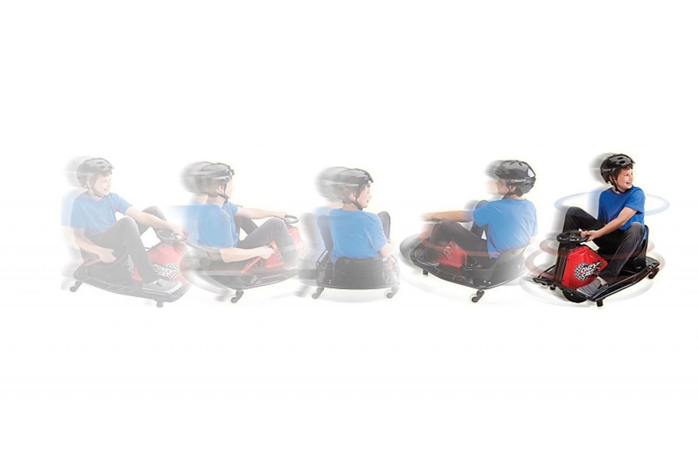 Driften ist kinderleicht im Razor Crazy Cart.