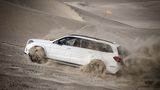 Mercedes GLS 500 4matic - im Sand mit weniger Luft in den Reifen